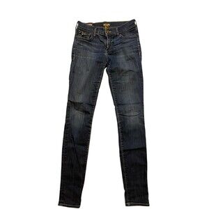 True Religion Jeans Womens 24  CASEY Low Rise Super Skinny Size 24